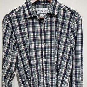 Mizzen+Main Men's Leeward Trim Fit Checkered Shirt -Size L